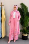 Selena İkili Tunik Takım Pembe