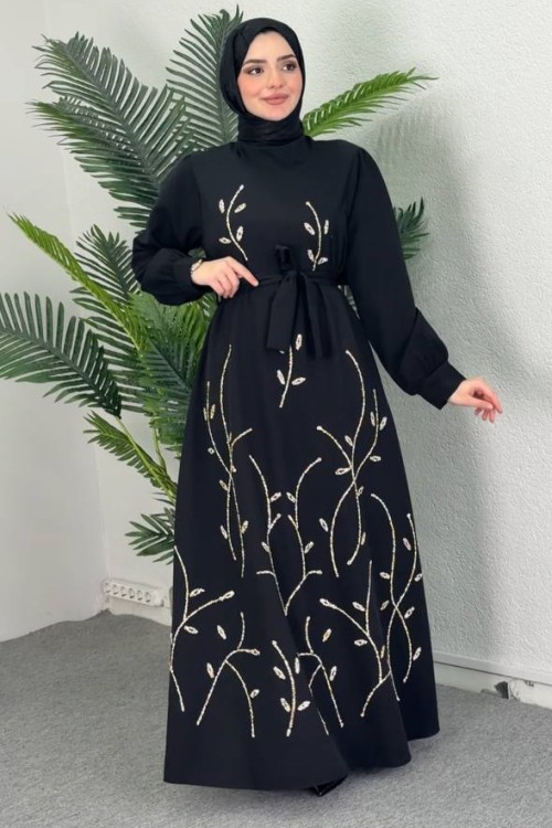 Zuhal Taş İşlemeli Abiye