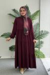 Selvim Elbise Bordo