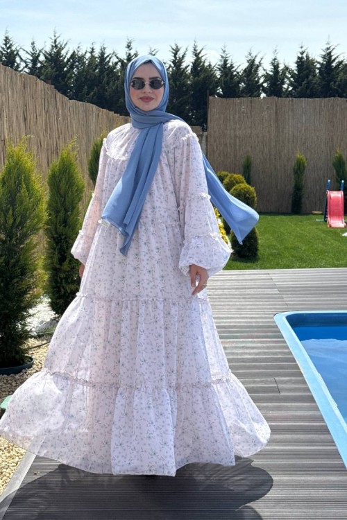 Serenay Şifon Elbise