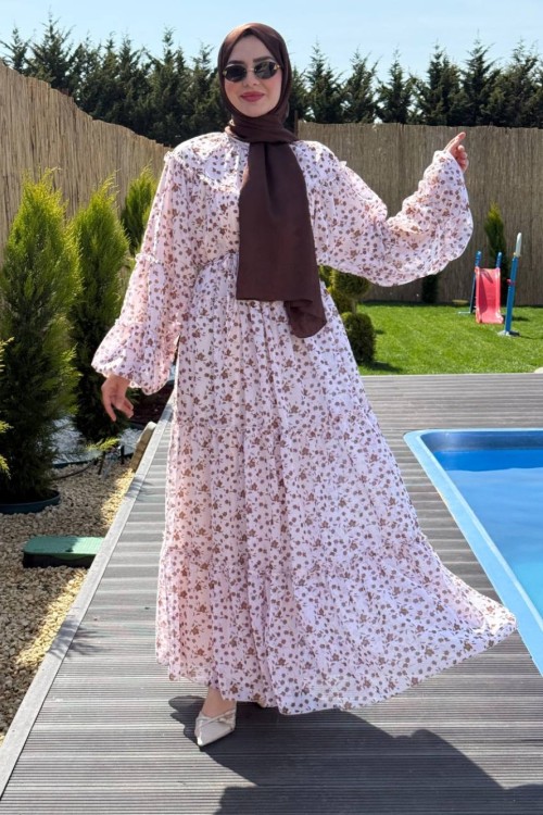 Serenay Şifon Elbise