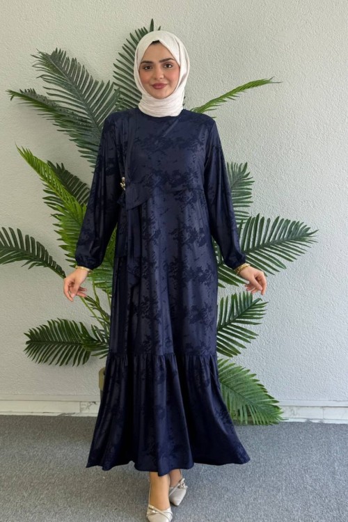 Mevsim Elbise Lacivert