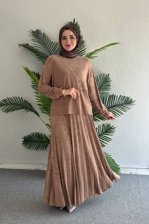 Helin Etekli Takım Sütlü Kahve