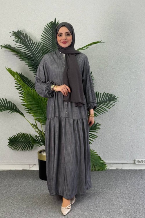 Berrak Elbise Gri