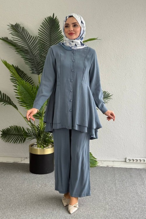 Çiğdem İkili Takıım Mavi