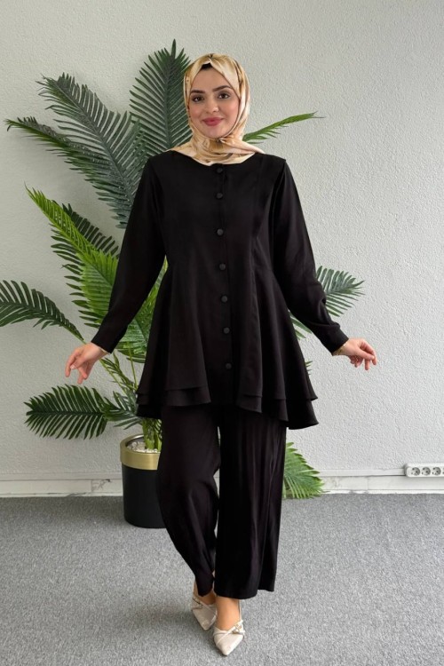 Çiğdem İkili Takıım Siyah