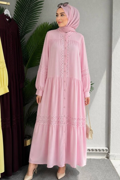 Beray Elbise Pembe