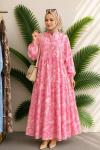 Hüsna Elbise Pembe