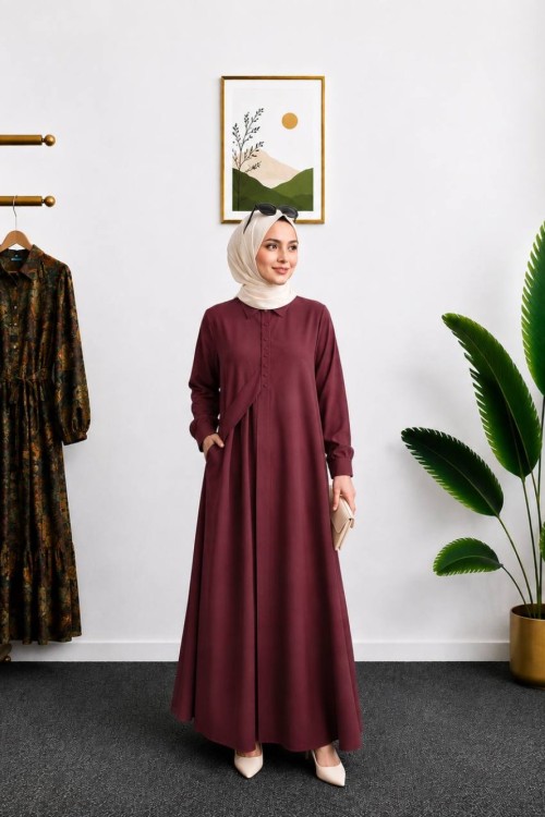 Berfin Tunik Takım Bordo