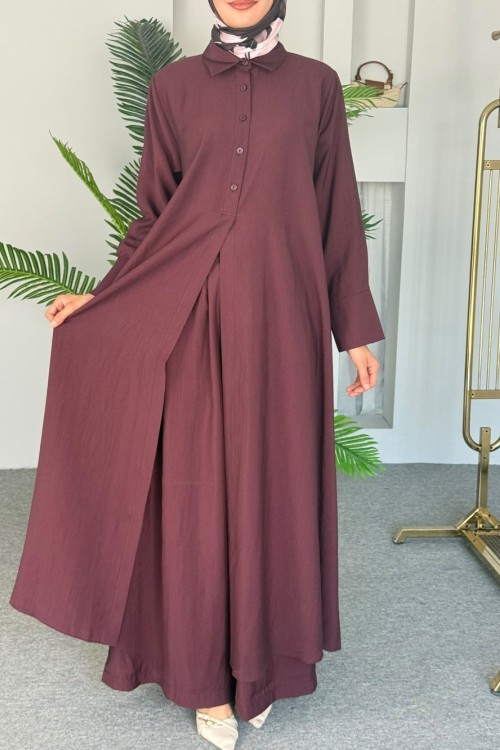 Berfin Tunik Takım Bordo