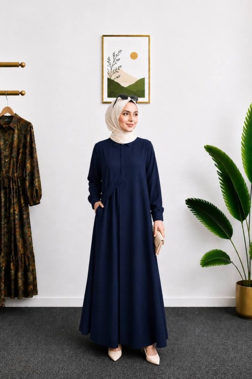 Berfin Tunik Takım Lacivert