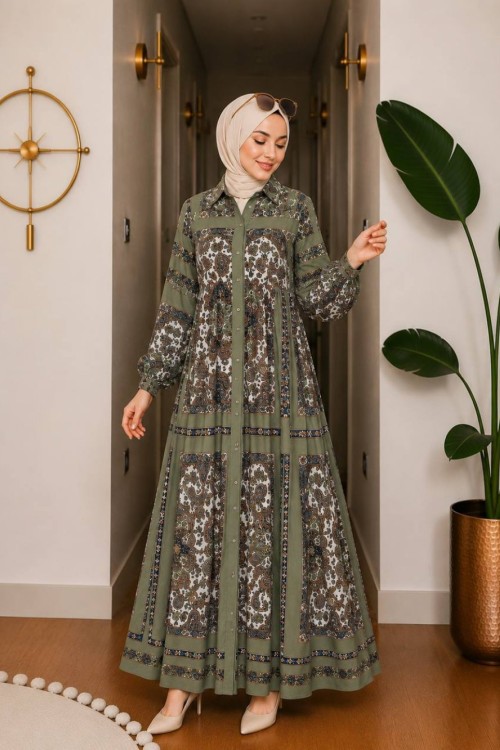 Nurgül Elbise Yeşil