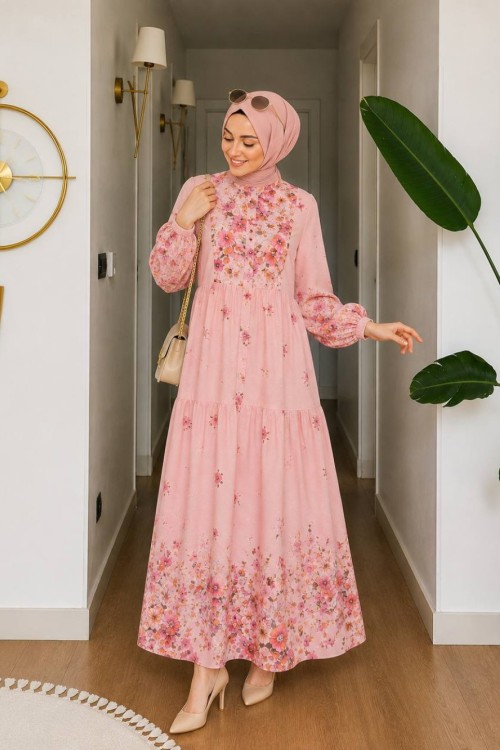 Ebrar Elbise Pembe
