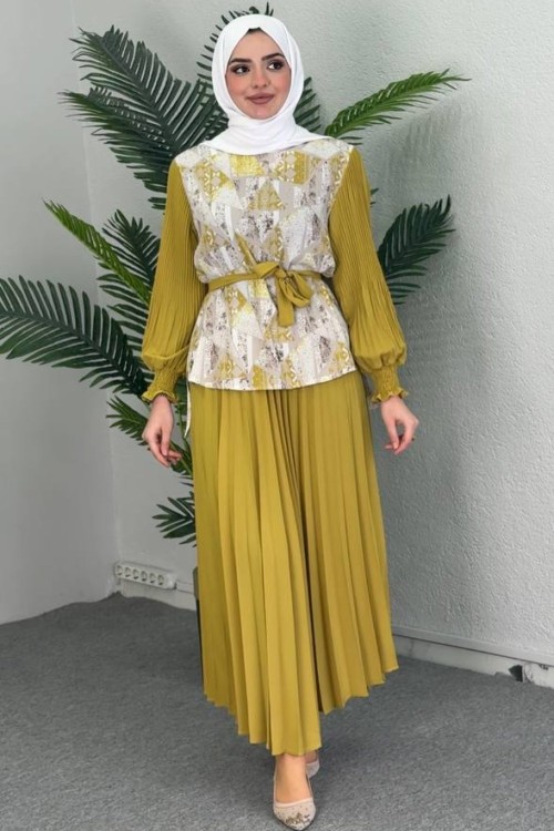 Masal etekli takım etekli takım