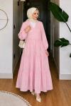 Melodi elbise  Pembe