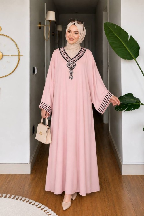 Belina Elbise  Pembe