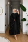 Hande Şifon Elbise Siyah