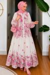 Narin modal Elbise  Pembe