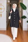 Sezin Angora Tunik Füme