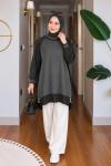 Pelin Kupra Tunik Siyah