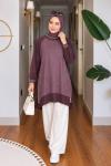 Pelin Kupra Tunik Bordo