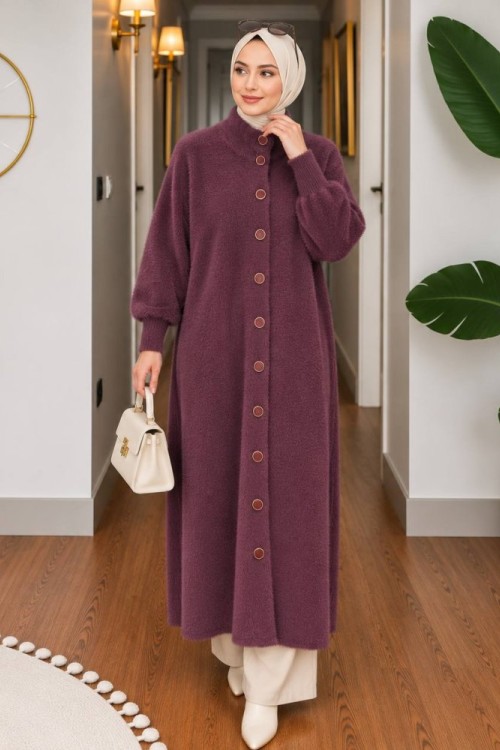 Almira Angora Kaban Bordo