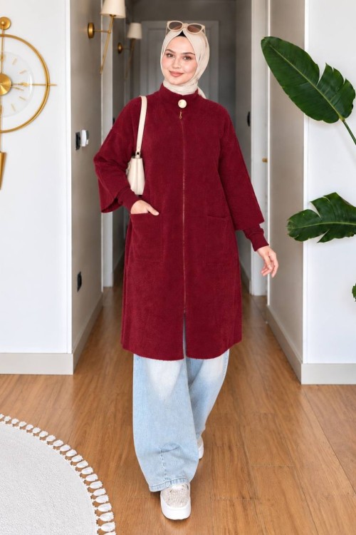  Helen Angora Kaban Kırmızı